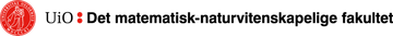 UiO - Det matematisk-naturvitenskapelige fakultet