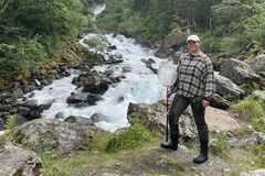 Marianne Strand Torvanger på biejakt.