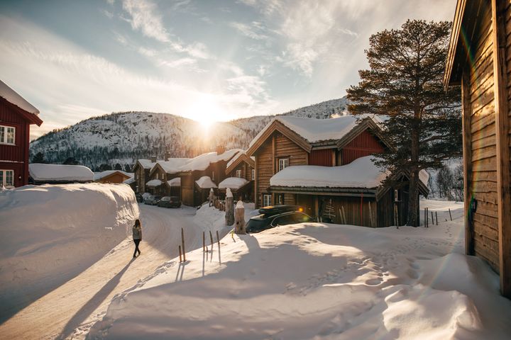 Vinteridyll i Setesdal. Foto; Setesdal - Norge tett på / Jacob Riglin