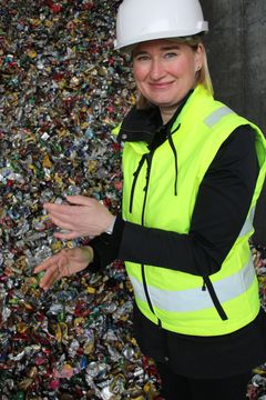 DAGLIG LEDER: Ylva Eline Erbach i Norsk Metallgjenvinning.