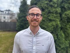 REMA 1000: Andreas Djupvik fra REMA 1000, som er nominert for sine nye avfallsposer. FOTO: Grønt Punkt Norge