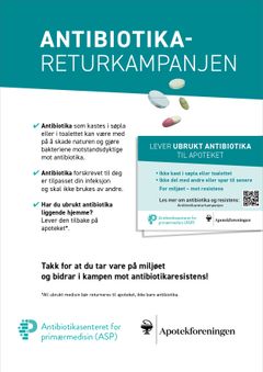 Lever ubrukt antibiotika til apotekene