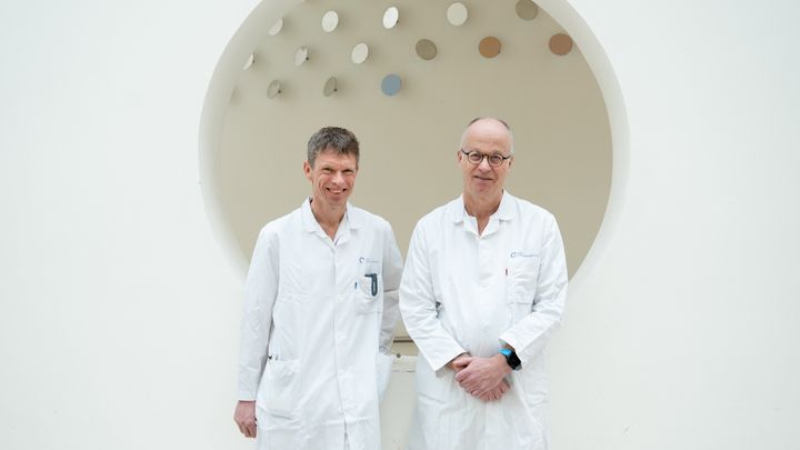 Dette gir oss en unik mulighet til å utvikle helt nye, mer treffsikre behandlinger for pasienter med alvorlige autoimmune sykdommer, sier professor Ludvig M. Sollid (til høyre), som leder det nye senteret. Professor Øyvind Molberg er nestleder.