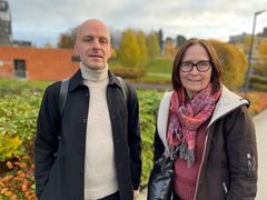 Katrine Kjærheim Fredwall (til høyre) er professor ved Det juridiske fakultet ved UiO, og ledet utvalget som utredet forslaget til samboerlov. Kenneth Wiik er forsker i SSB og har bidratt med statistikk og analyse. Foto: UiO.