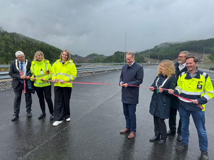 Snorklipping på E39 Lyngdal