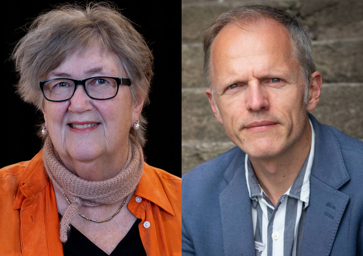 Portretter av Berit Brørby, Rådet for et aldersvennlig Norge Stian Slotterøy Johnsen, Frivillighet Norge