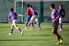Barn som spiller fotball