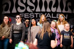 Dissimiliskoret opptrer på Dissimilis-festivalen i Oslo.