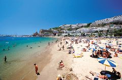 Amadores-stranden i Puerto Rico på Gran Canaria