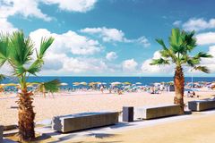 Stranden i Barcelona