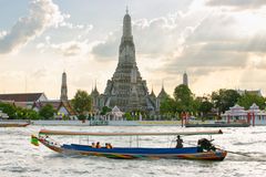 Bangkok i Thailand, longtail båt