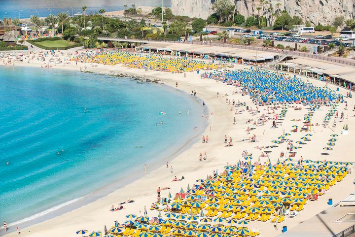 Amadores stranda ved Puerto Rico Gran Canaria.