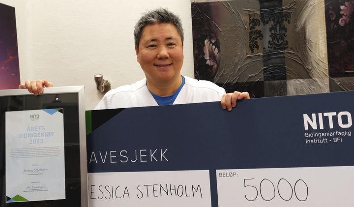 Årets bioingeniør 2023: Jessica Stenholm er ledende fagbioingeniør og verneombud ved Lovisenberg diakonale sykehus.