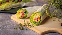 Isbergsalatwraps er den perfekte sommermaten