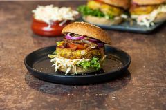 Har du prøvd potetburger? Saftig og digg!