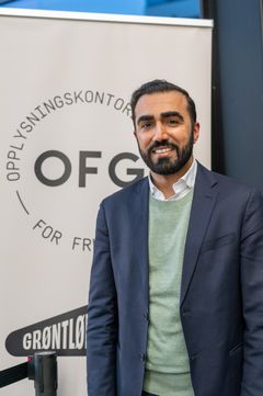 Usman Ahmad Mushtaq fra Helse- og omsorgsdepartementet deltok på OFG's fagdag