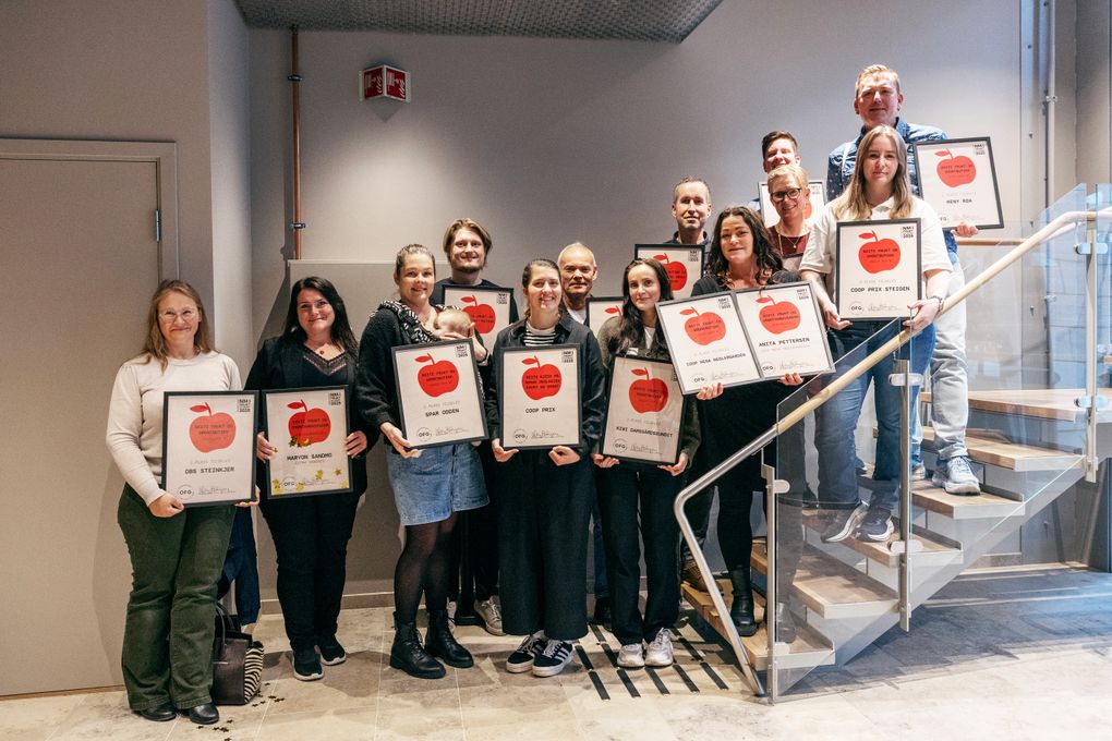 Her er årets vinnere av NM i frukt og grønt dagligvare