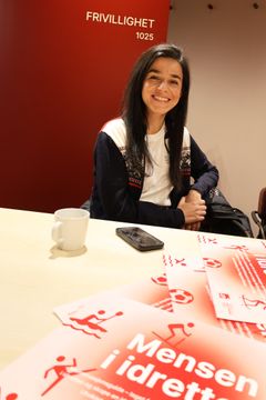 Idrettspresident Zaineb Al-Samarai.