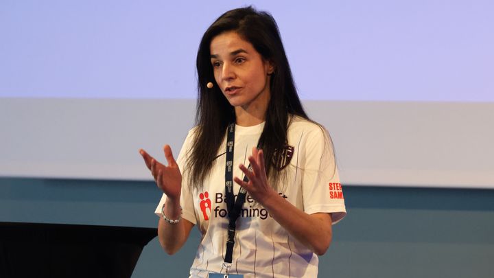 Idrettspresident Zaineb Al-Samarai.