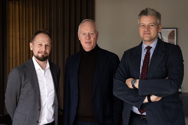 Mikkel Bendtsen, adm. direktør, Geelmuyden Kiese i Danmark, Michael Kristiansen, assosiert partner, Geelmuyden Kiese i Danmark og Rasmus Nygaard-Winther, partner og ansvarlig for myndighetskontakt i Geelmuyden Kiese gruppen i Norden.