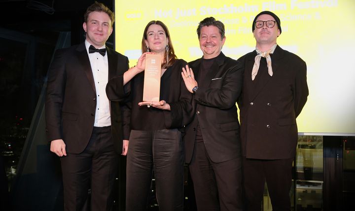 Fra venstre: Sara Wikberg (VD i Geelmuyden Kiese Sverige), Ole Henrik Stubberud (partner og kreativ leder i Geelmuyden Kiese Norge), Trygve Andreas Tønnessen (seniorkreatør i Geelmuyden Kiese Norge).