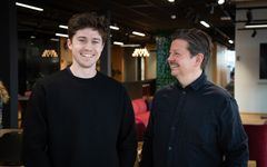 Jakob Fort, innholdsrådgiver, Geelmuyden Kiese. Her sammen med Ole Henrik Stubberud, kreativ leder og partner i Geelmuyden Kiese.