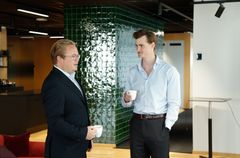 Rolf Ellingsen Aaneland, adm. direktør og Jonatan Ree Nolet, konsulent, Geelmuyden Kiese