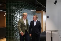 Lars Mæhle, seniorkonsulent, sammen med Rolf Ellingsen Aaneland, adm. direktør i Geelmuyden Kiese.
