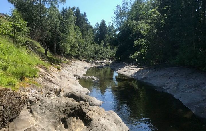 Illustrasjonsbilde: Tidligere tørkeperiode i Vismunda, sideelv til Gudbrandsdalslågen.