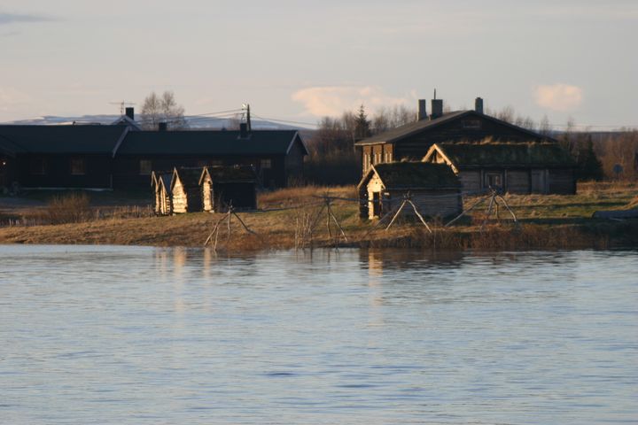 Illustrasjonsbilde: Fra tidligere vårflom i Kautokeino.