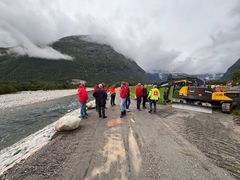 Synfaring ved det nye sikringsanlegget