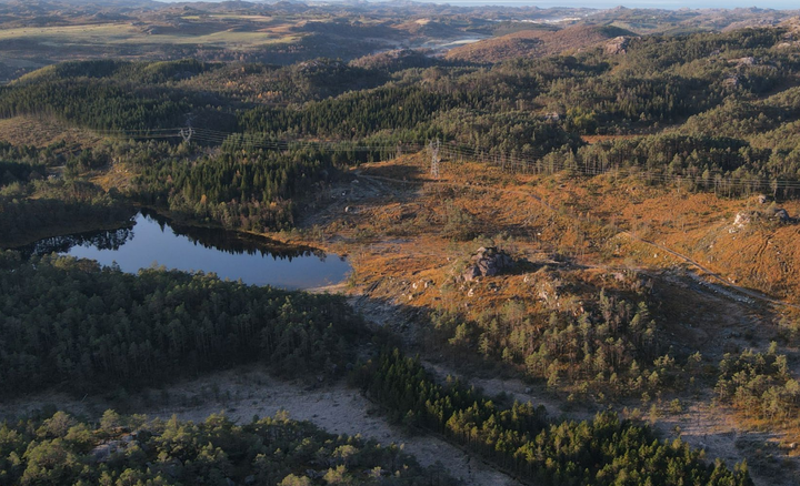 Vindskartjørna mot sør-vest