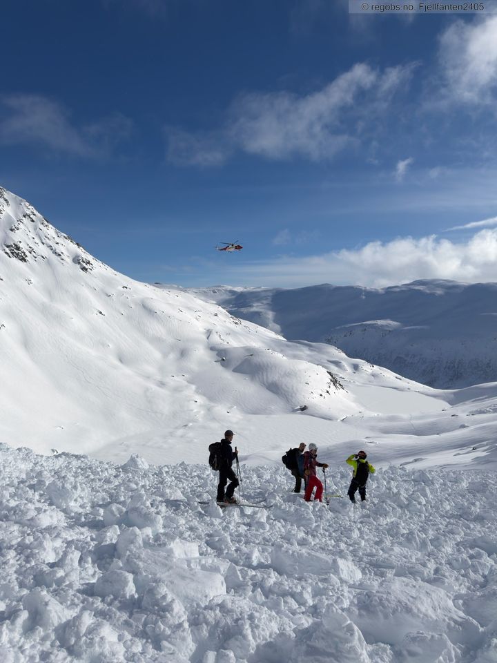 Skred ved Djeveltanna i Troms, 24. mars 2026