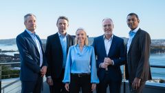Partnergruppen i Monitor Deloitte Norge: Halvor Moen, Hans Ola Haavelsrud, Helene Holand, Joachim Gullaksen og Sheil Malde