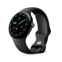 Pixel Watch 4 (45 mm) i fargen Obsidian