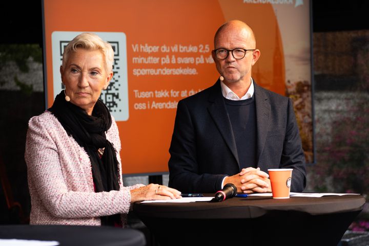 LO-leder Peggy Hessen Følsvik og NHO-leder Ole Erik Almlid møter bedrifter i Trøndelag for å snakke om kraftbehov.