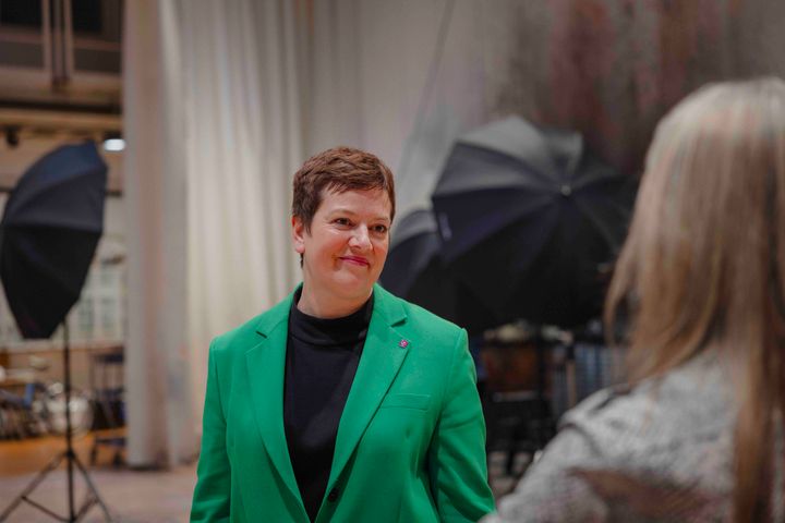 Henriette Jevnaker, 1. nestleder i LO, leder forhandlingene mellom LO og Spekter.