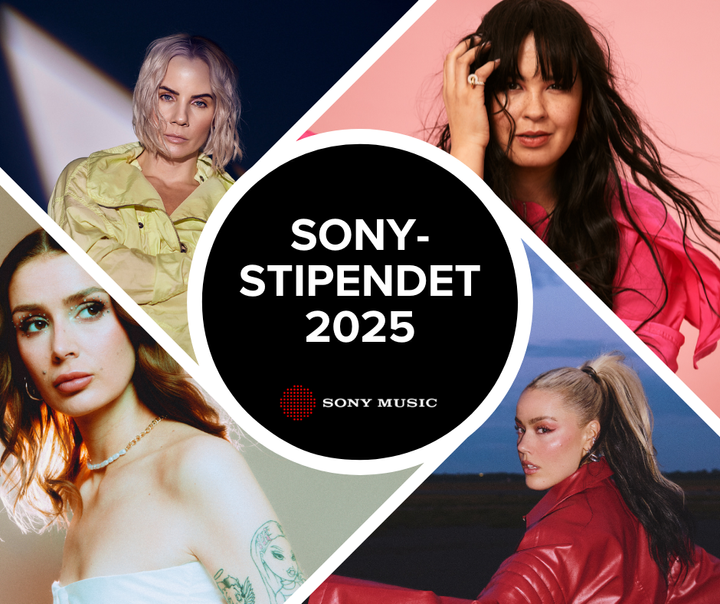 I år er Sony-stipendet åpent for kvinnelige artister som jobber med utgivelse av et konkret musikkprosjekt. I tillegg til stipendet tilbyr vi studiotid eller mentoring.