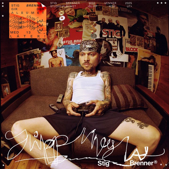 Stig Brenner-albumet "Slipp meg ut" slippes 10.10