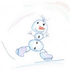 Snowman artwork