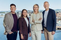 Noen av Viaplays profiler: Kasper Wikestad, Sigrid Heien Hansen, Gunnhild Toldnes og Pål Gordon Nilsen.