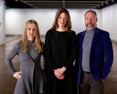 Juryen består av Mona Pahle Bjerke (t.v.), Silje Sigurdsen og Lars Elling.