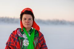 Máret Rávdna Anti deltar i Sámi Grand Prix