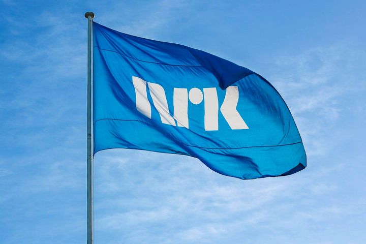 NRK-flagg. Foto: Anne Liv Ekroll / NRK