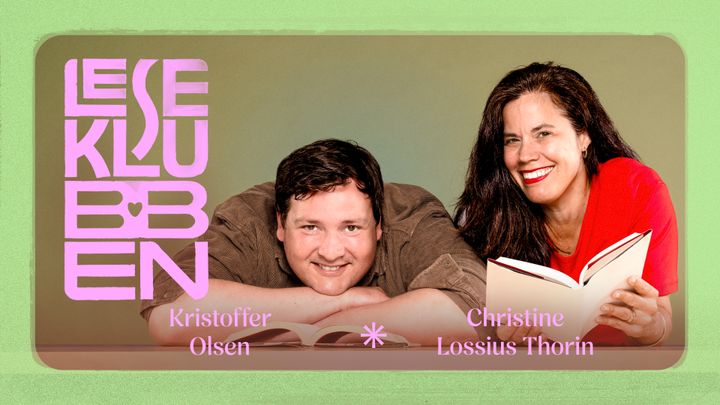 Kristoffer Olsen og Christine Lossius Thorin er programledere i Leseklubben.