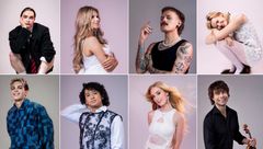 Mileo, emma, JONAS LOVV, Hedda Mae, STORM, Leonardo Amor, Silke og Alexander Rybak blir å se i finalen i Melodi Grand Prix 2026.