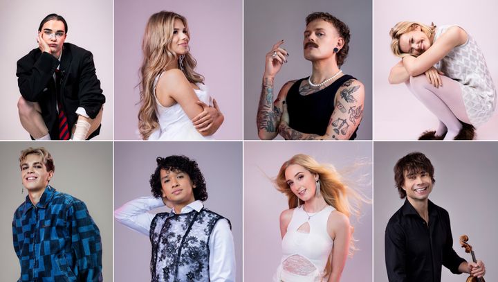 Mileo, emma, JONAS LOVV, Hedda Mae, STORM, Leonardo Amor, Silke og Alexander Rybak blir å se i finalen i Melodi Grand Prix 2026.