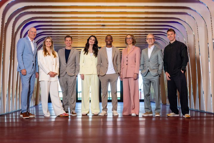 Erik Thorstvedt, Nora Johnsen, Kasper Wikestad, Ingrid Halstensen, Mushaga Bakenga, Ingerid Stenvold, Øyvind Alsaker og Carl-Erik Torp er klare for fotball-VM.