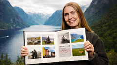 Silje Nordnes tar oss med på oppdagelsesferd til de norske verdensarvstedene i serien «Vår verdensarv».