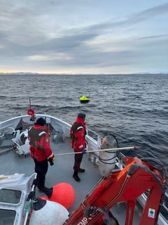 Redningsskøyta «Reidar von Koss» deltok i søket etter en yrkesfisker i Laksefjorden i Lebesby kommune i Finnmark i februar.